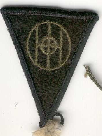 Armabzeichen 83rd Division, tarnfarben ( OD)