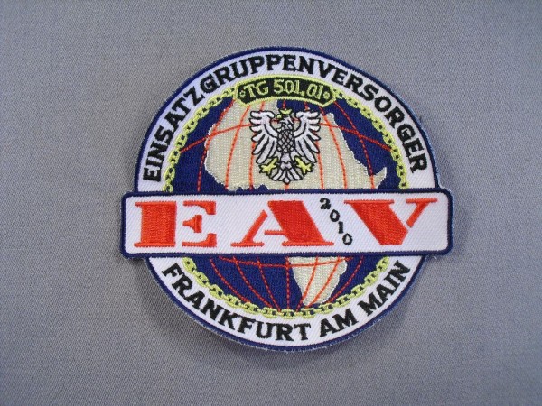 Verbandsabzeichen Einsatzgruppenversorger EGV Frankfurt am Main EAV 2010 TG 501.01
