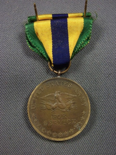 Mexican Service Medal, Army, alte US Fertigung