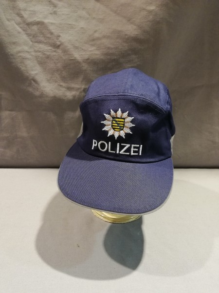 Polizei Sachsen Baseballcap in blau Größe III = 58-60 oder II = 56-58