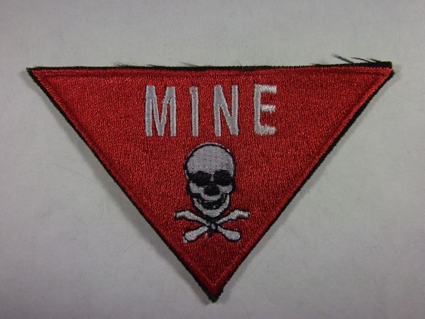 Aufnäher Patch (Danger) Mine zum Aufbügeln