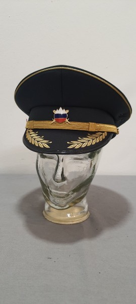 Slowenien Schirmmütze Senior Offizier Heer Grösse 57 - Kempf Muster