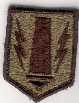Armabzeichen 41st Field Arty Brigade, tarnfarben ( OD )