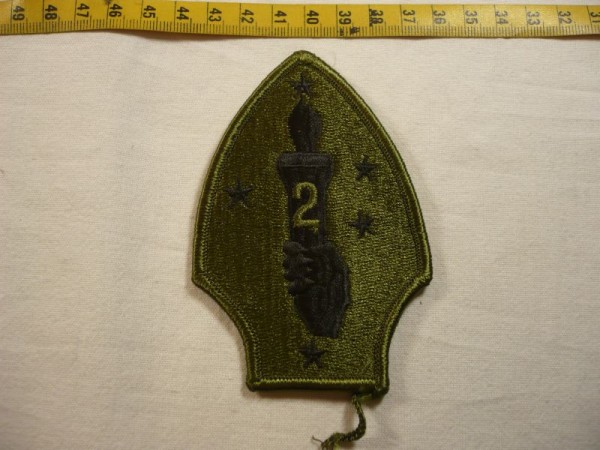 Armabzeichen 2nd Marine Division, tarnfarben ( OD )
