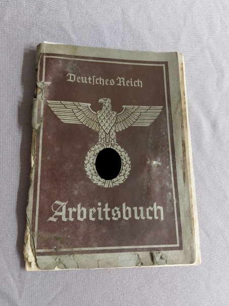 3.Reich Arbeitsbuch 2.Modell - Hockenheim - schlechter Zustand