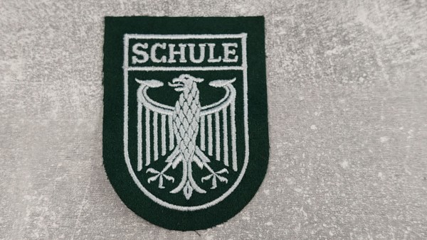 BGS Armabzeichen Adler mit Schule - Bundesgrenzschutz
