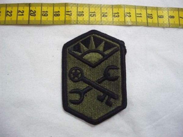 Armabzeichen Advanced Weapons Support Command, tarnfarben ( OD )