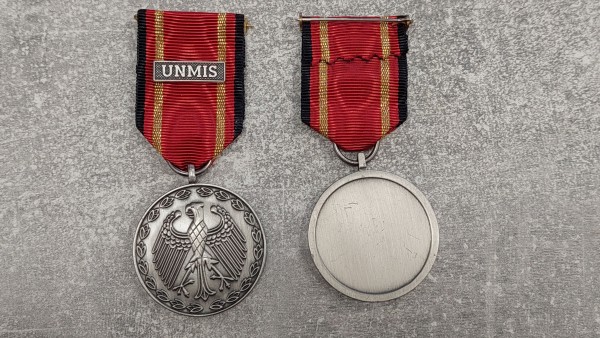 Bundeswehr Einsatzmedaille UNMIS in silber