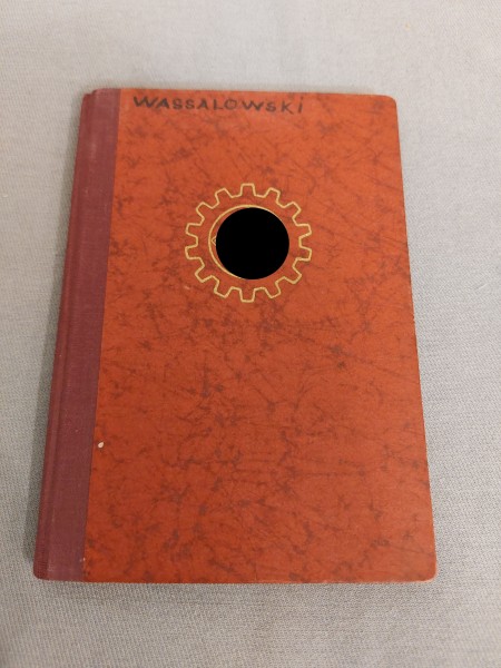 3. Reich Mitgliedsbuch der Deutschen Arbeitsfront DAF HAMBURG