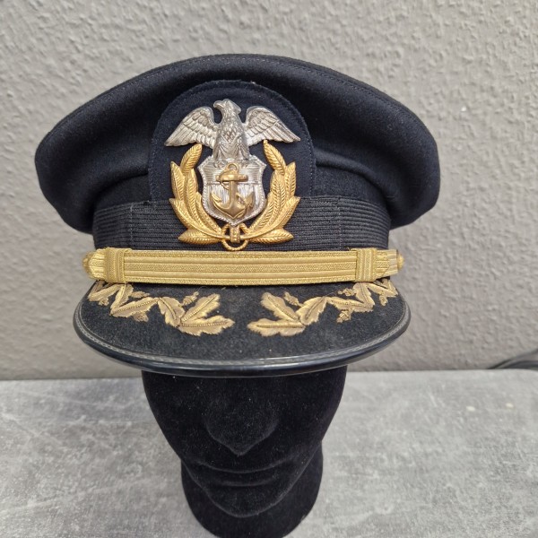 Schirmmütze US WWII Maritime Serive / Merchant Marine Officer Grösse 56 1/2