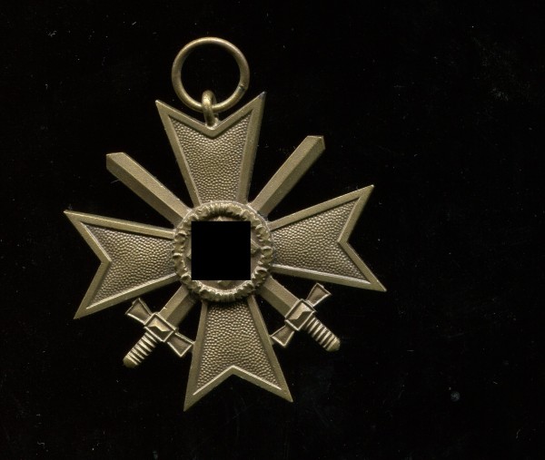 Deutsches Reich Kriegsverdienstkreuz 2.Klasse 1939 mit Schwertern Buntmetall ohne Hersteller