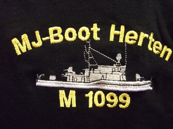 T-Shirt schwarz, MJ-Boot Herten M 1099 #Grösse S#