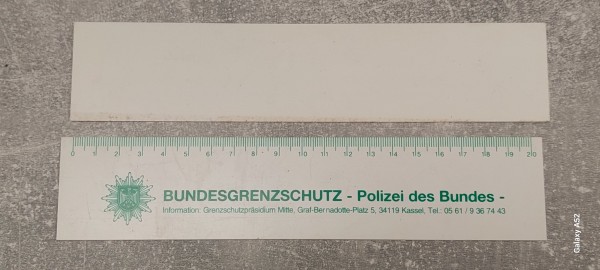 Lineal BGS - Bundesgrenzschutz - Polizei des Bundes