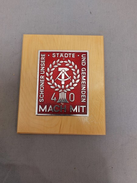 Wandplatte Mach mit schöner unsere Städte und Gemeinden