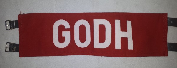 Armbinde GODH - Gehilfe des Operativdiensthabender mit Schließe