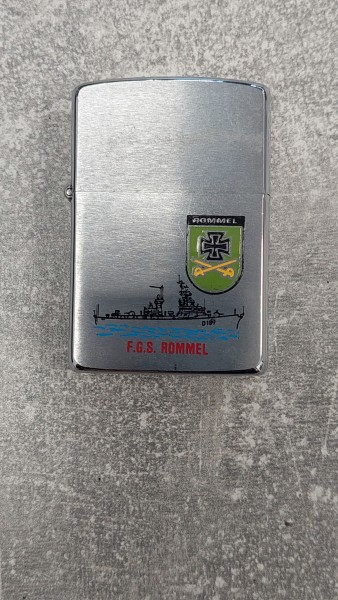 Bundeswehr Feuerzeug ZIPPO Marine F.G.S.Rommel von 1987