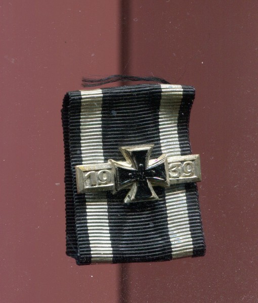 Orden 1939 / 1957 Wiederholungsspange 1939 Eisernes Kreuz 2.Klasse 1914