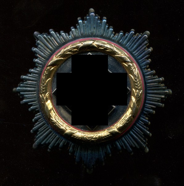 Wehrmacht Deutsches Kreuz in Gold mehrteilige Anfertigung