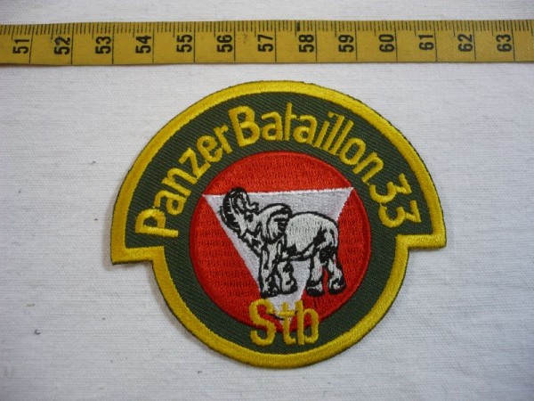 Verbandsabzeichen Panzer Bataillon 33 Stb