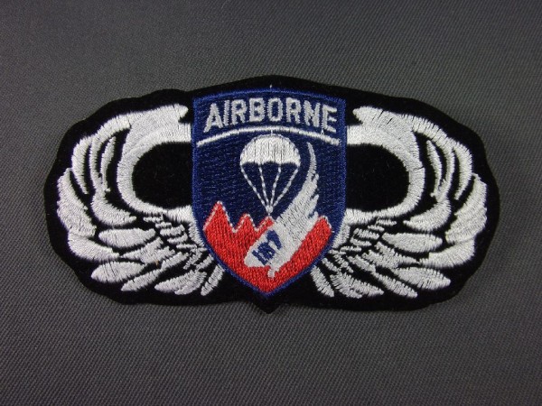 Aufnäher Patch 187th Airborne Wing Patch - Verbandsabzeichen Airborne