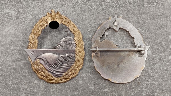 Kriegsmarine Zerstörer - Kriegsabzeichen S.H.u.Co.
