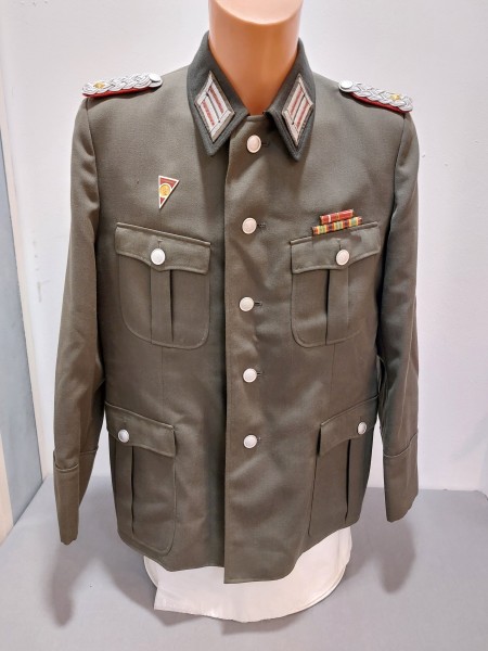 DDR Jacke Dienstjacke Stasi MfS Offizier hergestellt II/69 - dunkler Kragen Original