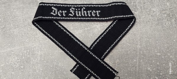 Ärmelband Der Führer handgestickt, alte deutsche Anfertigung