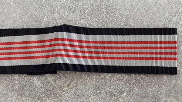 Preussen Kolonial Denkmünze Ordensband 32mm breit - Bandnummer 655/ 656