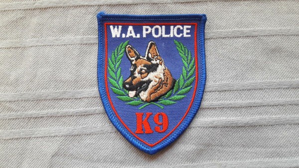 Armabzeichen W.A.Police K9 Hundeführer