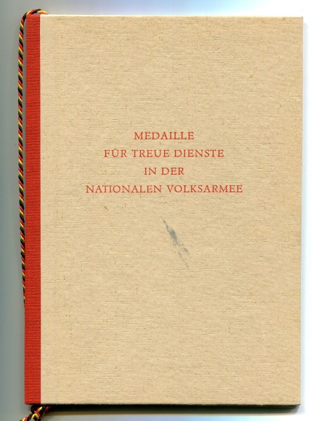 DDR Urkunde NVA Leutnant Staatssicherheit MfS Stasi