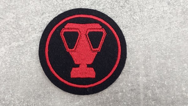 Feuerwehr Laufbahnabzeichen Atemschutzträger rot auf schwarz