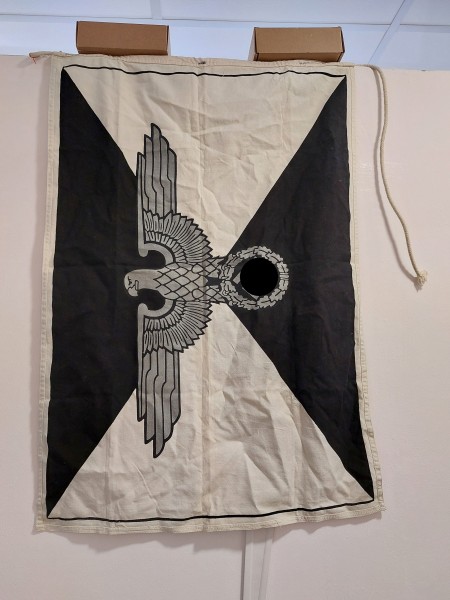 Waffen XX Fahne des Reichsführers Baumwolle - 60cm x 90cm mit Abnahme M9/26
