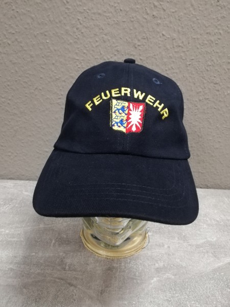Feuerwehr Nordrhein-Westfalen Baseballcap blau flache Form