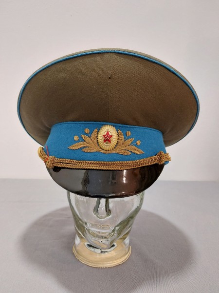 Schirmmütze - Luftwaffe - General - Dienstmütze von 1980 bis 1991 - das obere Abzeichen fehlt
