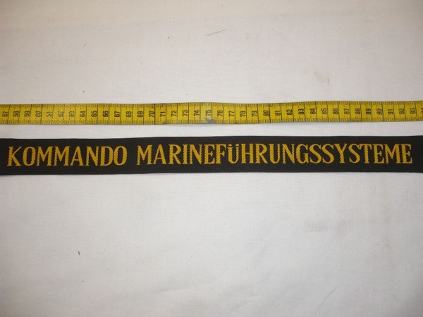 Mützenband, Kommando Marineführungssysteme