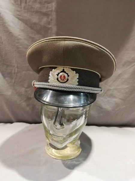 DDR Schirmmütze für Offiziere der Landstreitkräfte Größe 56