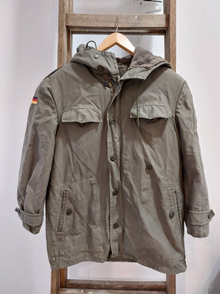 Bundeswehr Parka oliv Größe 2 Original mit Teddyfutter von 1982
