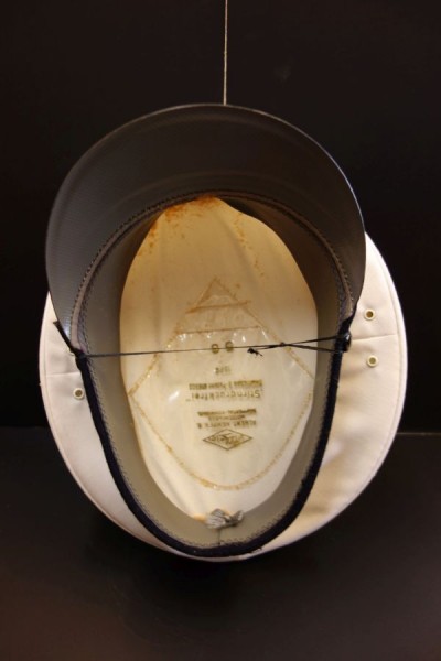 Bremen: Schirmmütze, Polizei Bremen, Alte Art *+Größe 56+* mit weißem Deckel