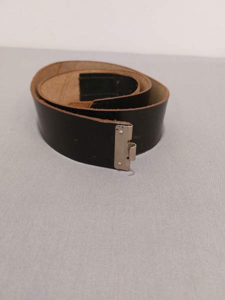 Koppel Lederkoppel schwarz Breite 45mm Länge 90cm mit Haken