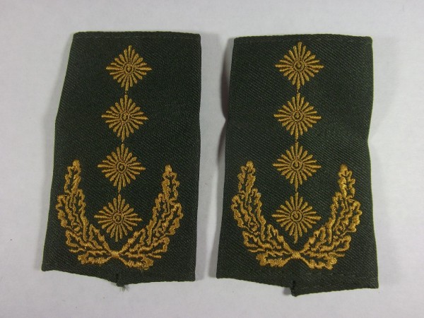Rangschlaufen General, gelb auf oliv