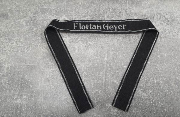 Ärmelband Florian Geyer handgestickt ältere Fertigung