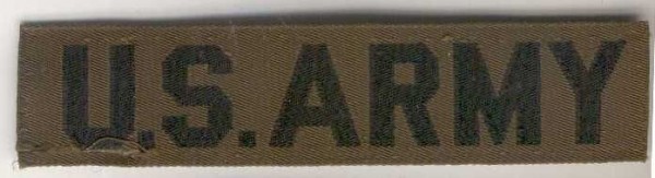 Schriftzug/ Schriftbogen/ Tab, U.S.ARMY 