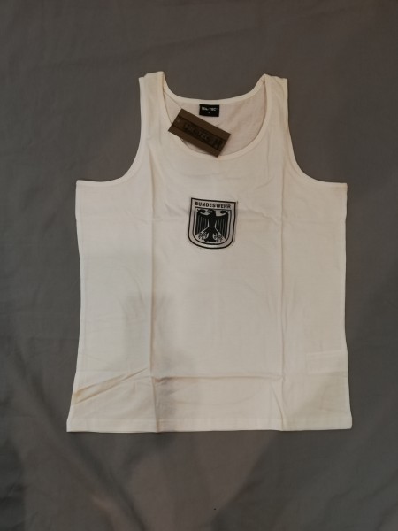 Bundeswehr Sporthemd BW weiß Grösse XL Tank-Top
