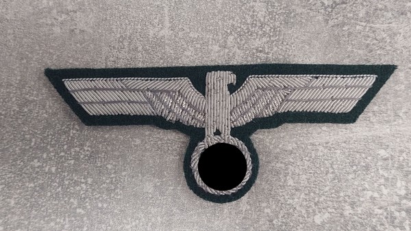 Brustadler Heer für Offiziere in handgestickt auf dunkelgrün