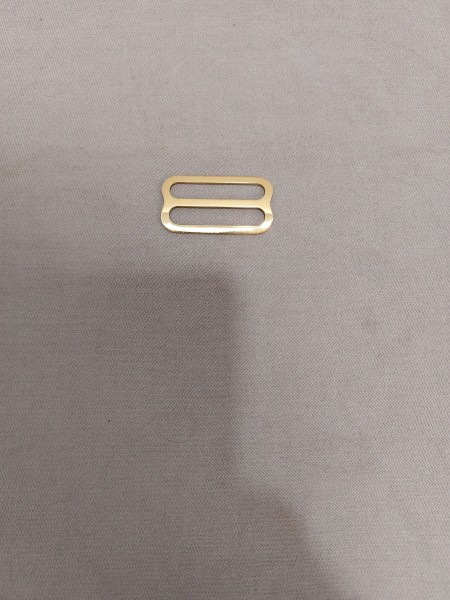Leiterschnalle Metall gold 40mm Gürtelschnalle Schnalle Gurtversteller