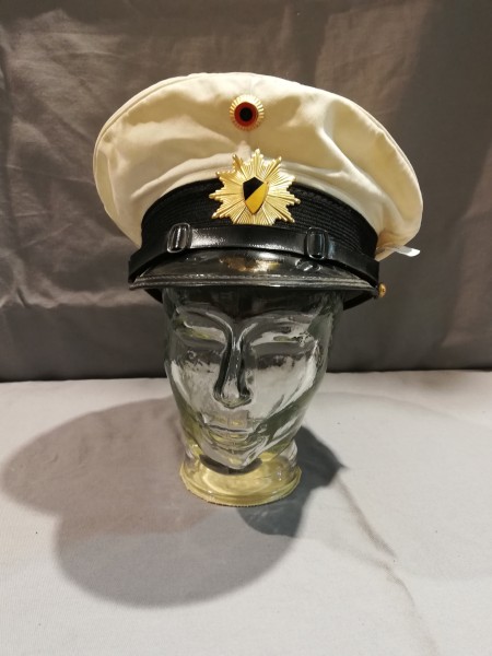 Polizei Baden-Württemberg Schirmmütze Alte Art Größe 55 in weiß