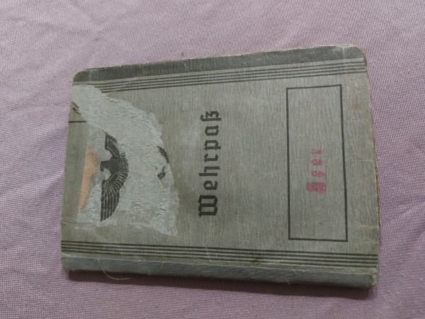 Wehrmacht Heer Wehrpass Kriegsteilnehmer des 1.Weltkrieges - entnazifiziert