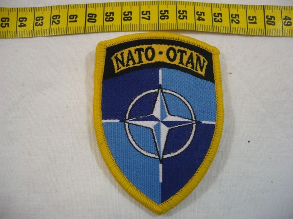 Verbandsabzeichen NATO - OTAN, bunt mit Klett