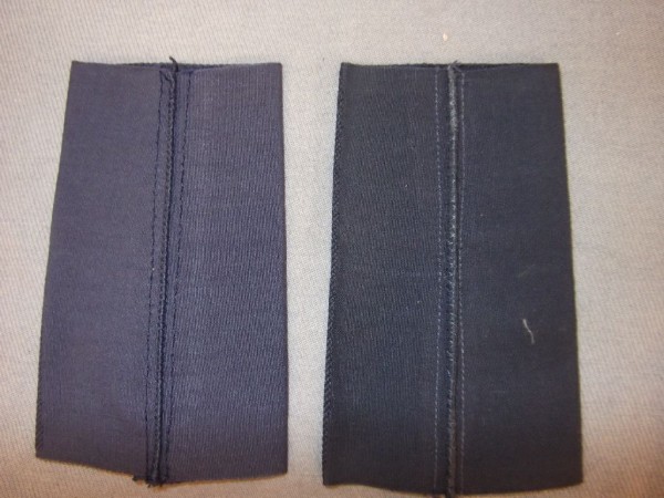 Rangschlaufen Gefreiter, gelb in blau, gewebt