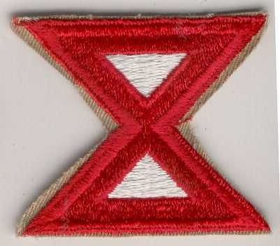 Armabzeichen 10th Army, bunt, 2 Weltkrieg